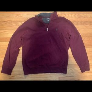 Vintage Burgundy Ralph Lauren Quarter Zip